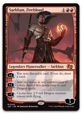 Sarkhan, Fireblood #593 (NM) Foundations Jumpstart J25 Magic MTG