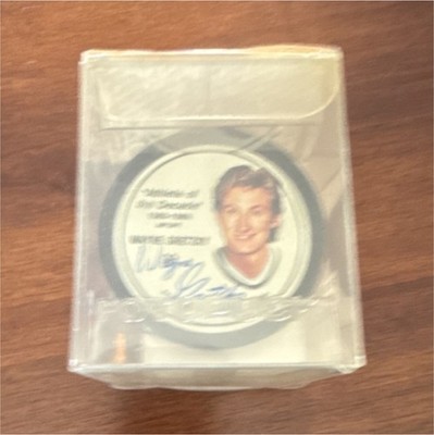 Fotopuck Wayne Gretzky Los Angeles Kings NHL Collectible Hockey Puck
