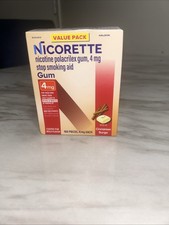 Nicorette Nicotine 4mg Stop Smoking Gum, Cinnamon Surge 160 Count Expires 9/2027