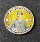 Colorized Kennedy Half Dollar Legends Of The West Bat Masterson Free Shipping