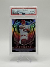 2020 Panini Chronicles - Crusade Mike Trout #9 Holo Prizm