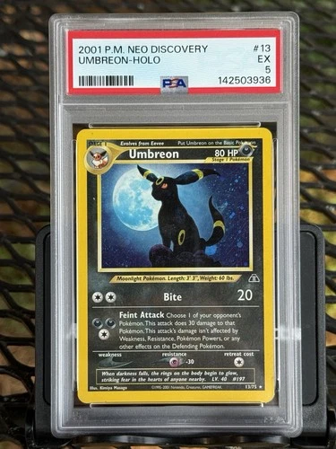 PSA 5 - 2001 Pokemon Neo Discovery UMBREON HOLO #13