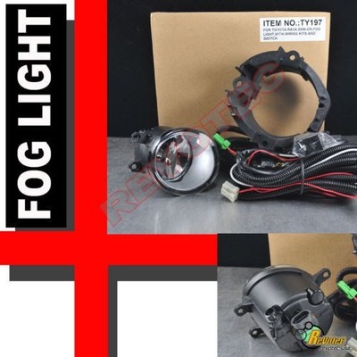 Fog Lights Lamps Kit Switch Harness & Wiring For 06 07 08 Toyota Rav4 Rav-4 