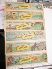 newspaper ad 1969 JUICY FRUIT Wrigley's chewing gum (6) dragon dinosaur gorilla