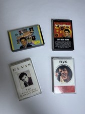 Elvis Presley lot 4 cassette tapes