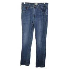 Hudson Womens Size 30? Blue Solid Striaght Leg Jeans