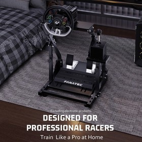 Hottoby Racing Simulator Cockpit With Double Support Arms Fits Logitech G920 G29