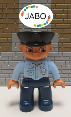 ( Q13/56 ) Lego Duplo Figur Mann Polizist