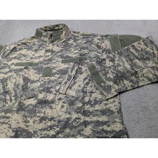 Army Combat Uniform Coat Mens Large Rothco Digital Camo Military Tactical Jacket