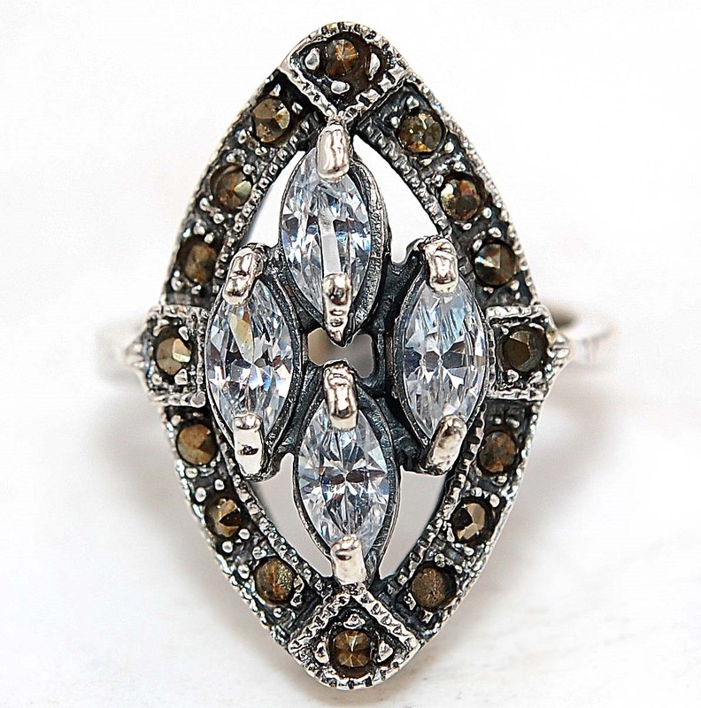 1CT Heat Treated Moissanite 925 Genuine Sterling Silver Ring Sz 9 NF1-1