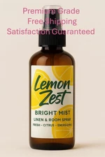 Linen & Room Spray Lemon Zest Bright Mist – Premium Free Shipping