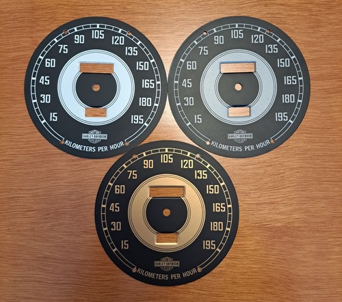 Harley Davidson 1941/46 speedometer face(Km). | eBay