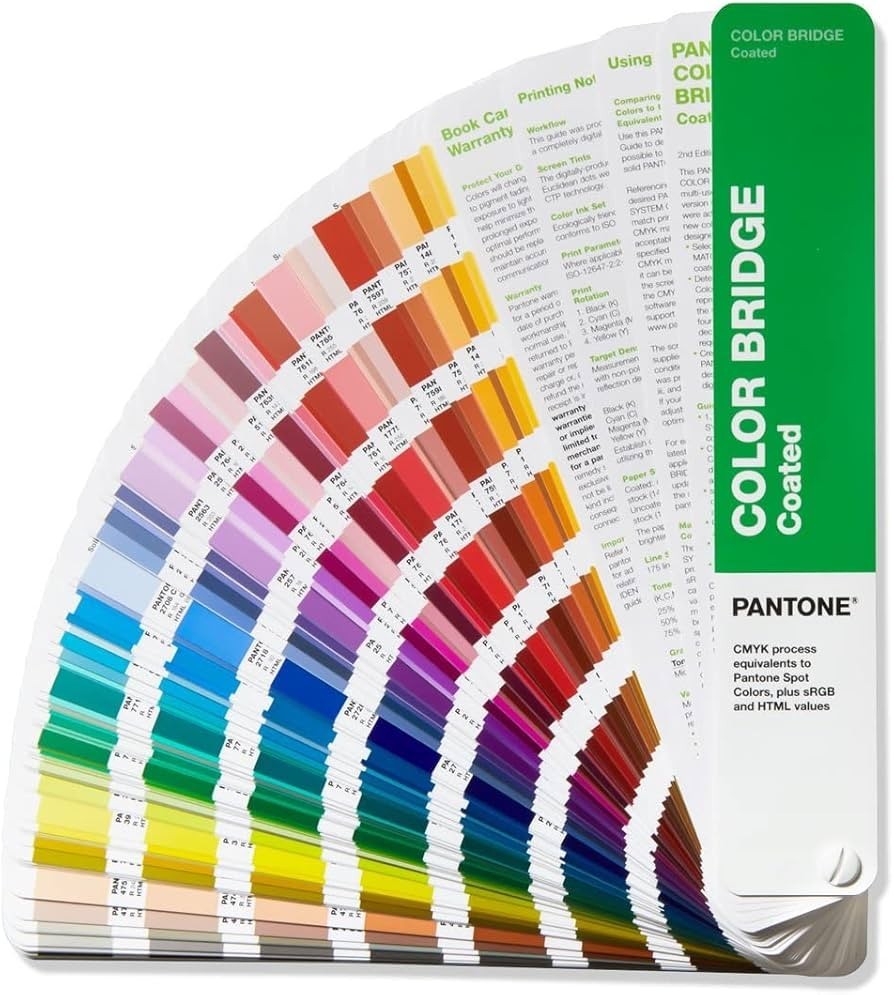 Pantone Color Bridge Color Guide Coated GG6104A Color Reference