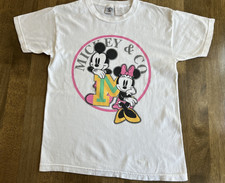 Vintage 90  s Mickey  Co Minnie  Mickey Tee Girls T Shirt Made in USA