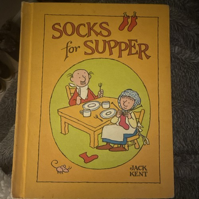 #ad Hardcover Collectible Socks for Supper by Jack Kent: 1978 Children ages 4 8 $100.00