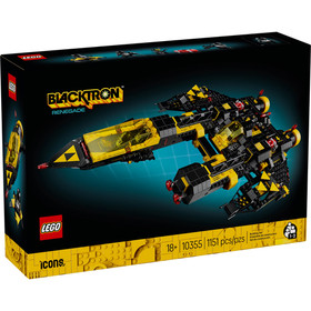 LEGO Icons Blacktron Renegade 10355 1151pc Spaceship Building Set Adults 18+