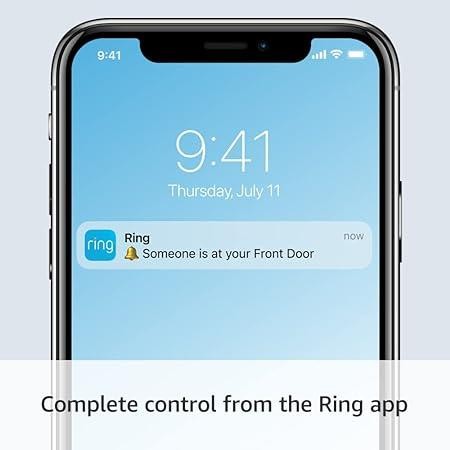 Ring Battery Video Doorbell Plus - Wireless Doorbell Camera 1536p - Night Vision - Image 4
