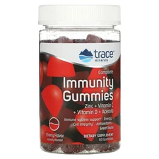 2 X Trace Minerals �, Complete Immunity Gummies, Cherry, 60 Gummies