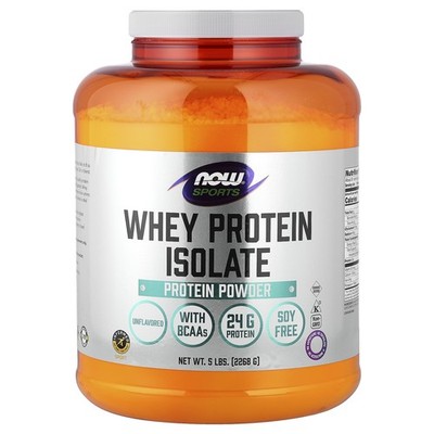 Sports, Whey Protein Isolate, Unflavored, 5 lbs (2,268 g)