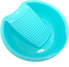 Lavabo azul para lavar a mano ropa peque&ntilde;os art&iacute;culos delicados Ligero y port&aacute;ti