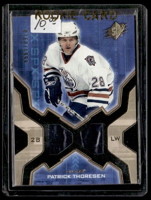 2006-07 SPx Patrick Thoresen Rookie 0160/1999 Edmonton Oilers #160