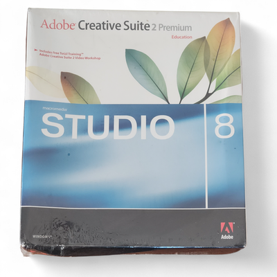 コンピュータ・IT Adobe Creative Suite Premium Adobe Creative Suite 2 Premium STUDIO 8 For Windows Brand New