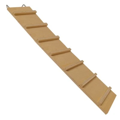 PETGARD Käfigtreppe / Holztreppe - geleimt - 50 x 12 cm - 7 Sprossen