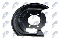 NTY Spritzblech, Bremsscheibe HTO-NS-004 Passend FüR Nissan