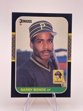 1987 Donruss Barry Bonds Rookie Base Set #361 Pittsburgh Pirates Baseball Card