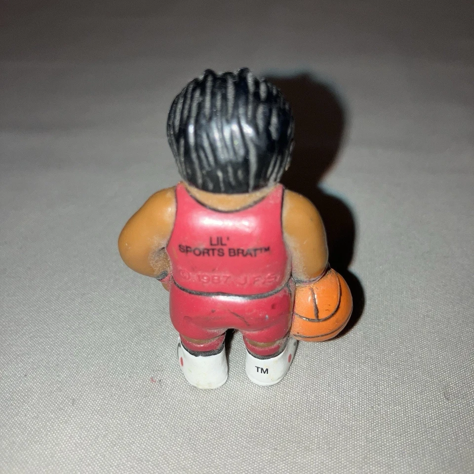Figura de acción de colección NBA Chicago Bulls Lil Sports Brat de colección 1987 Foto 3 de 4