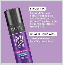 John Frieda Frizz Ease Moisture Barrier Firm Hold Hairspray - 2oz