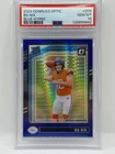 2024 Optic Bo Nix Rookie Blue Hyper Prizm PSA 10 Gem Mint Broncos RC #209