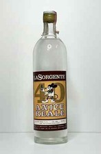 Bottiglia vintage La Sorgente Anice Reale 40 - 1l - anni 70'-80'- da collezione