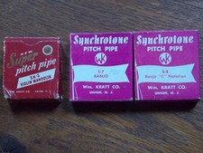 3 pitch pipes, Violin/Mandolin Banjo