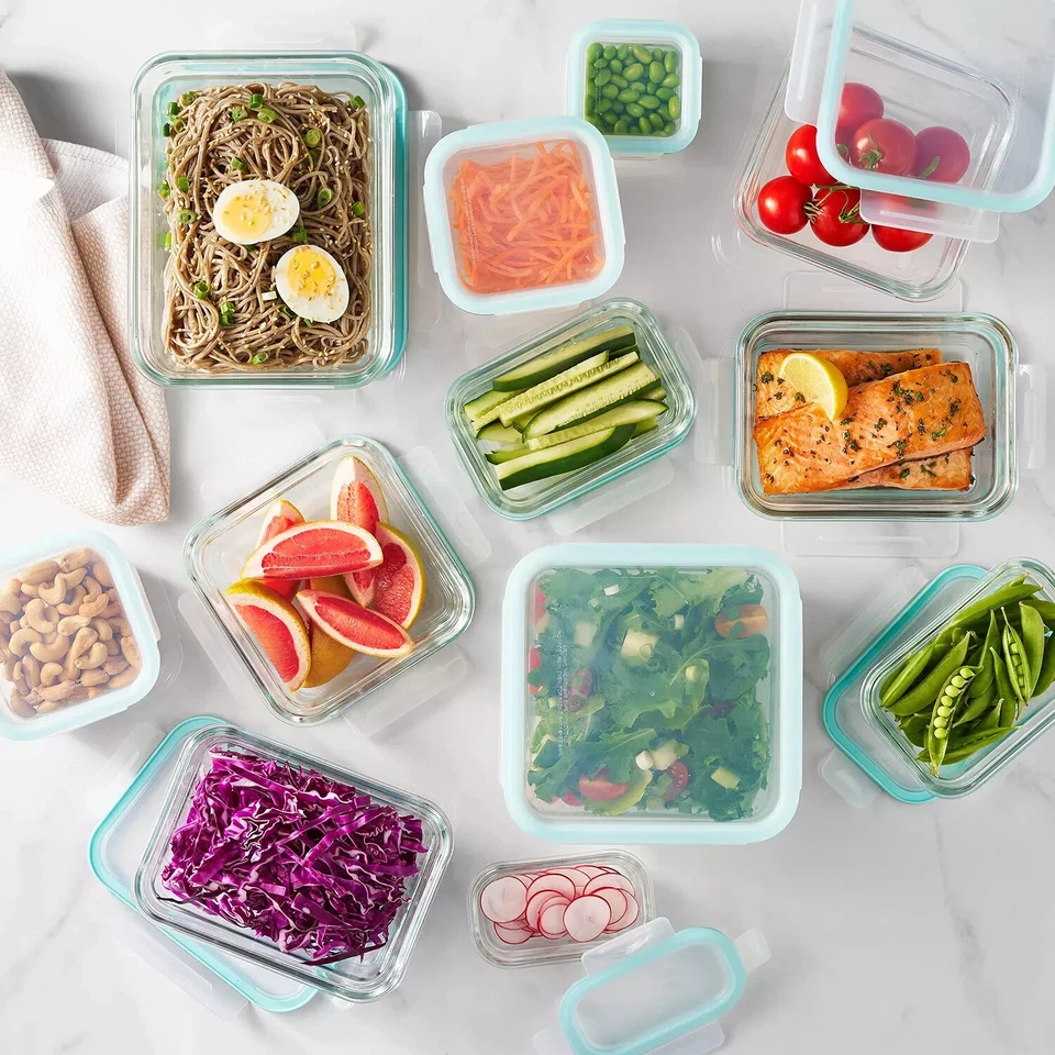 Member's Mark 24-Piece Glass Food Storage Set By Glasslock - Image 2 of 4