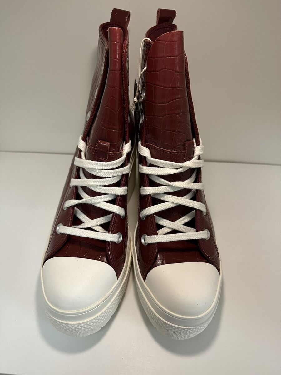NEW Women Converse Chuck 70 De Luxe Heel Embossed Leather NEW Women Converse Chuck 70 De Luxe Heel Embossed Leather