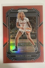 Shakira Austin #70 2023 Panini Prizm WNBA Red Prizm /199 Washington Mystics