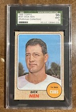 1968 Topps - Dick Nen - #591 - SGC 9 - MINT