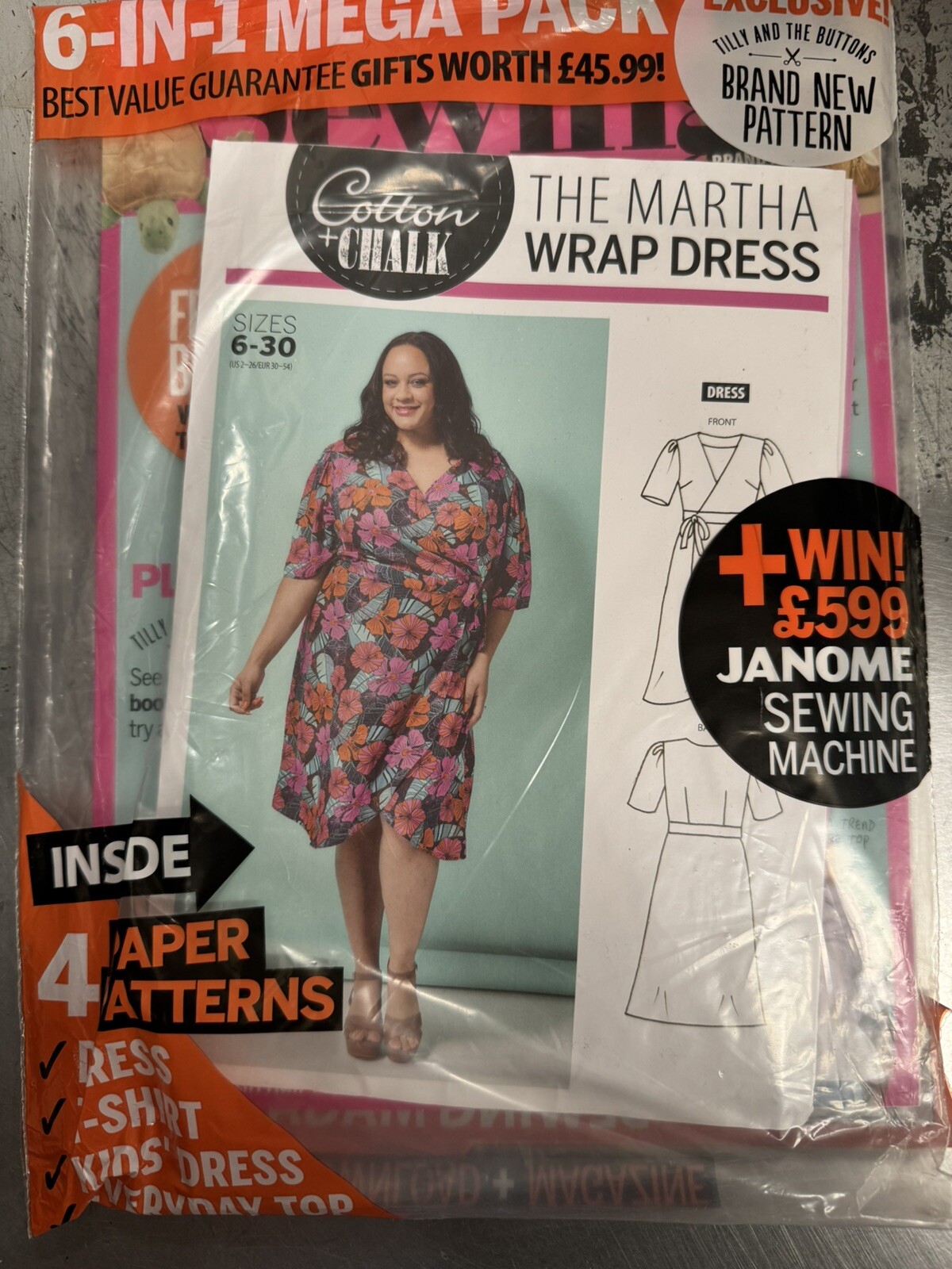 Simply Sewing magazine #120 2024 Exclusive 6-in-1 Mega Pack inc The Martha Dress