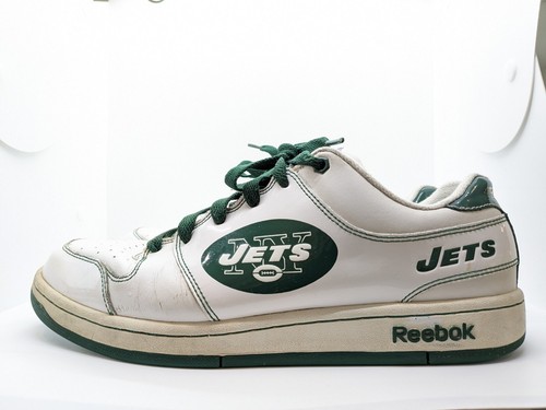 NEW YORK JETS REEBOK FIELD PASS SHOES - MENS SIZE 10 NFL SNEAKERS - Picture 5 of 12