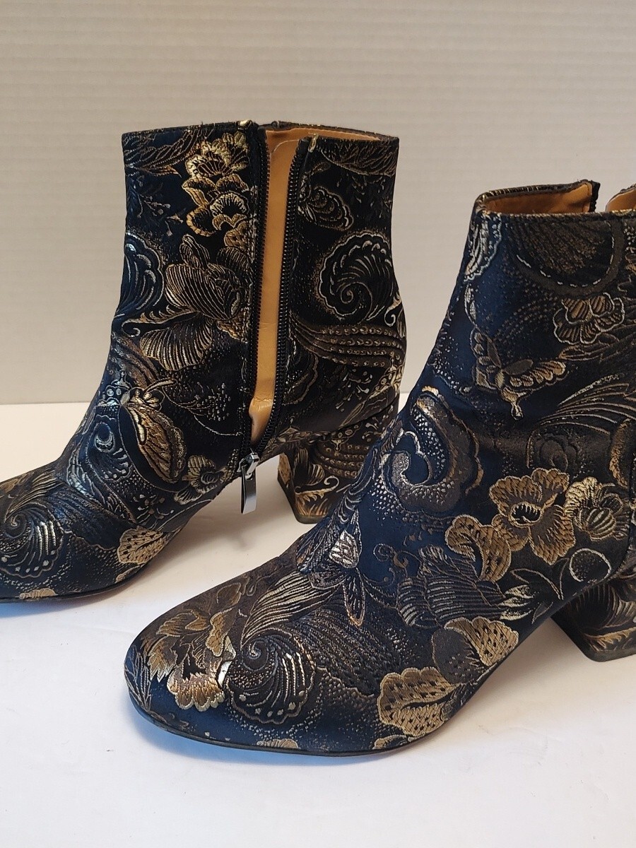 Gianni Bini Brown Dillards Womens Ankle Boots Franco Sarto Gold