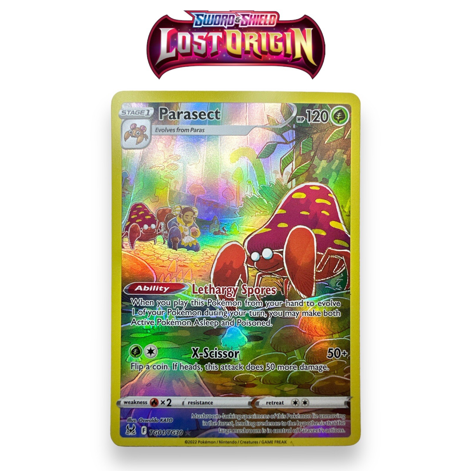 Parasect TG01/TG30 Lost Origin Ultra Rare NM Pokémon TCG