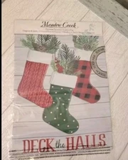 Meadow Creek DECK THE HALLS Garden Flag Holiday 12.5x8" Reversible 