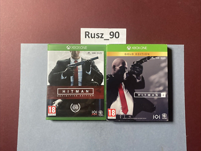 Lot Hitman + Hitman 2 - Steelbook Xbox One - Très Bon état