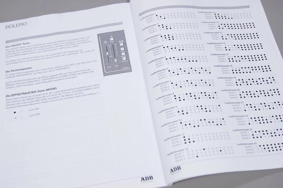 ADB Bolero 12 Lichtmischpult DMX Controller Lichtsteuerung Lichtpult sehr gut - Bild 4 von 4