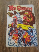 Mr Gasser Vintage Hot Rod 8x12 Metal Wall Sign