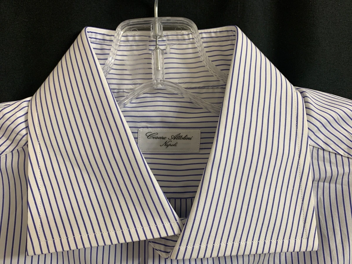 Button-Down 100% Cesare Attolini Cotton Dress Shirts for Men for
