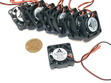 10 Pieces 5v Fan mini 25mm x 7mm 2pin 2507 dc mini micro brushless cooling A30