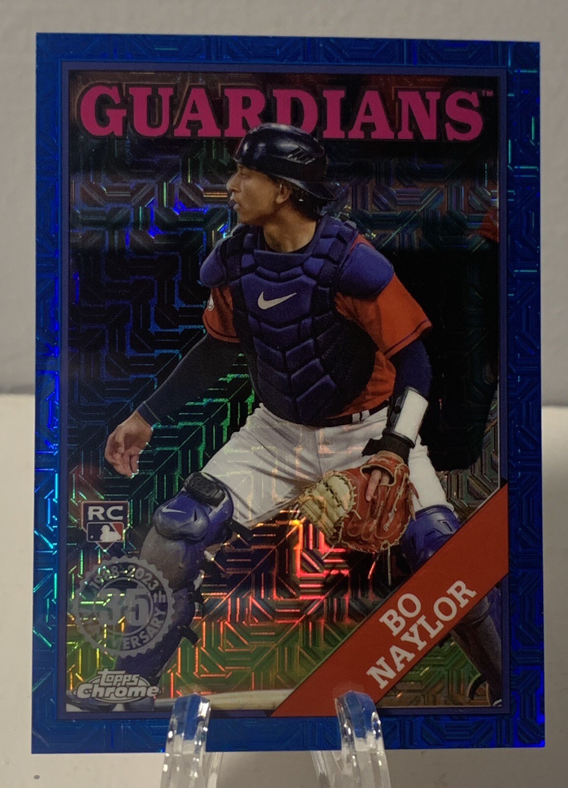 2023 Topps Series 2 BO NAYLOR Silver Pack Blue Mojo Refractor RC /150