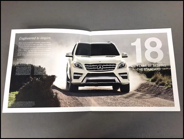 2015 Mercedes Benz M-Class 32-page Brochure Catalog  ML250 ML350 ML400 ML63 AMG - Изображение 2 из 4
